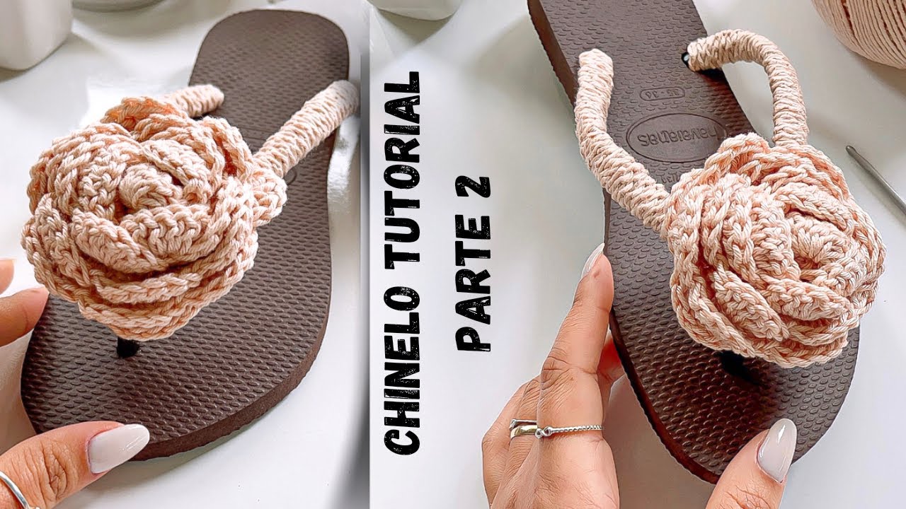 Chinelo Havaianas De Crochê