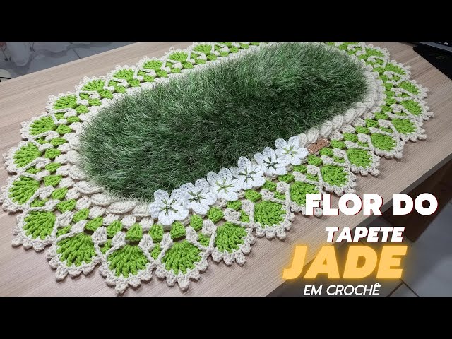 Flor Jade De Crochê