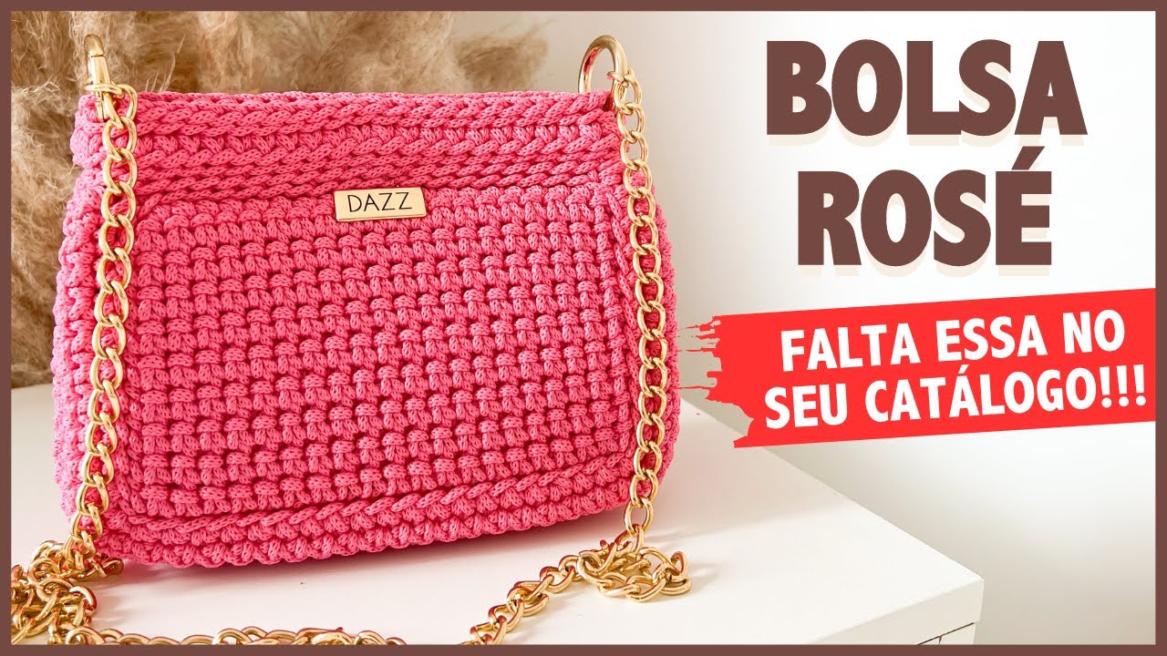 Bolsa Youtube De Crochê