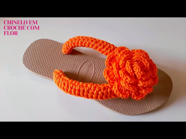 Chinelo Havaianas De Crochê