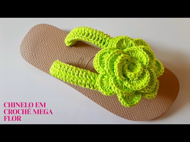 Chinelo Havaianas De Crochê