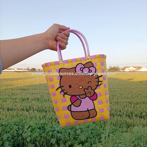 Bolsa De Crochê Hello Kitty De Crochê