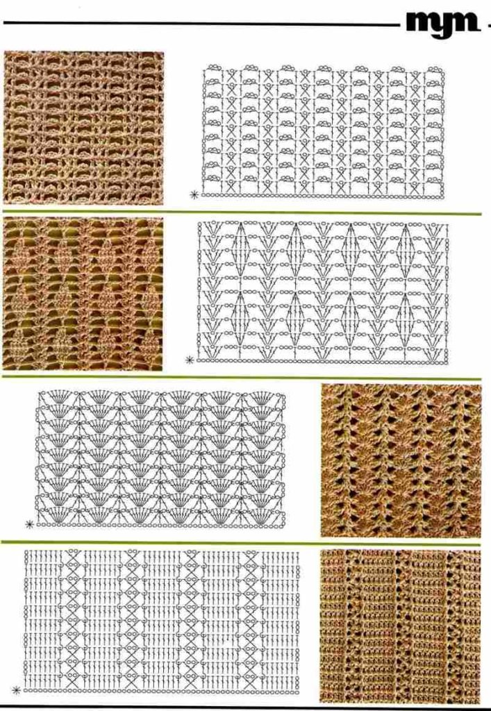 Pontos Diferentes De Crochê