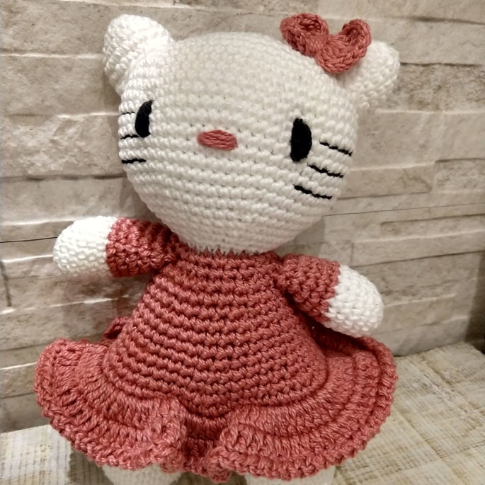 Biquíni Hello Kitty De Crochê