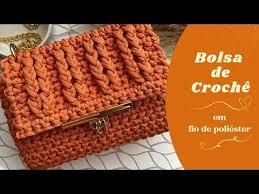 Bolsa De Crochê Fio Nautico De Crochê