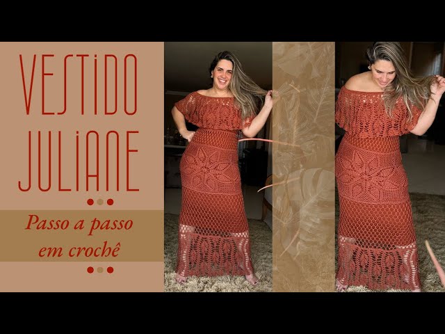 Vestido Longo Passo A Passo De Crochê