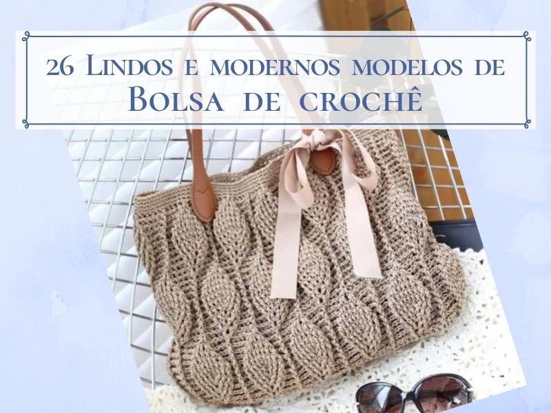 Bolsas Modernas De Crochê