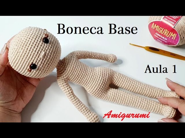 Boneca Amigurumi De Crochê