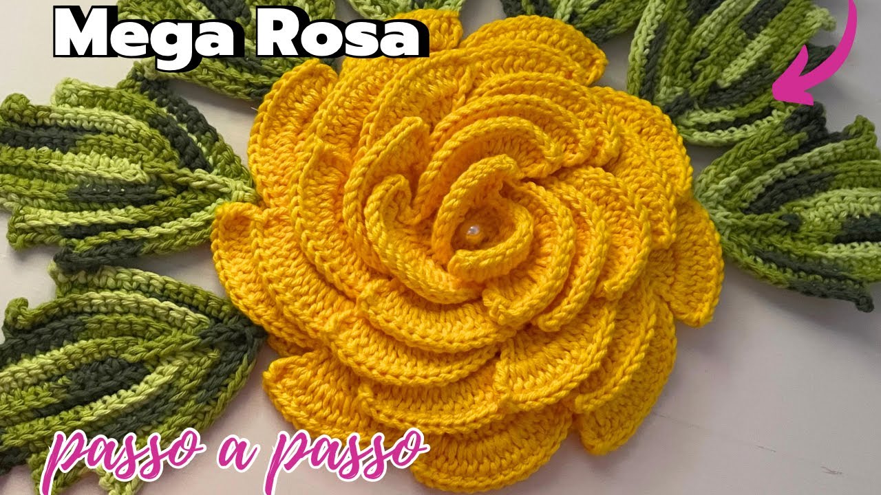 Flor Passo A Passo De Crochê