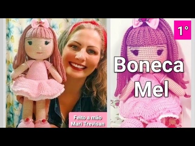 Boneca Amigurumi De Crochê