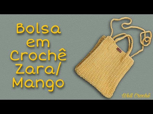 Bolsa De Crochê Zara De Crochê