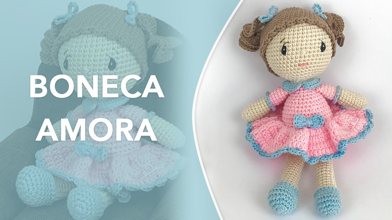 Boneca Amigurumi De Crochê