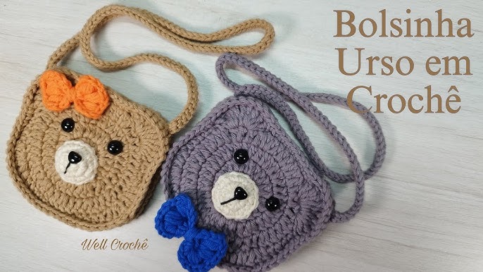 Bolsa Infantil De Crochê