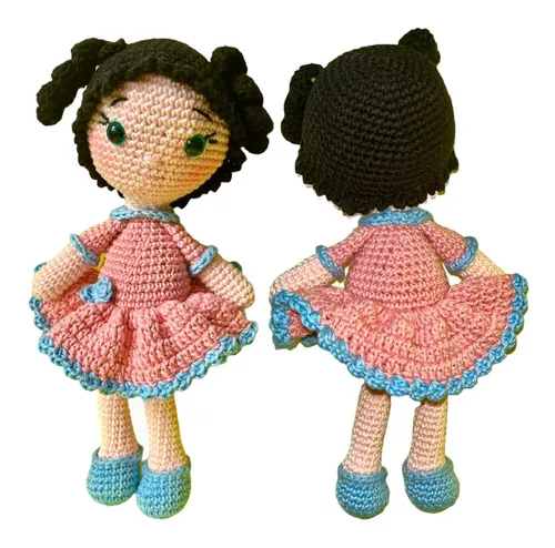 Boneca Amigurumi De Crochê