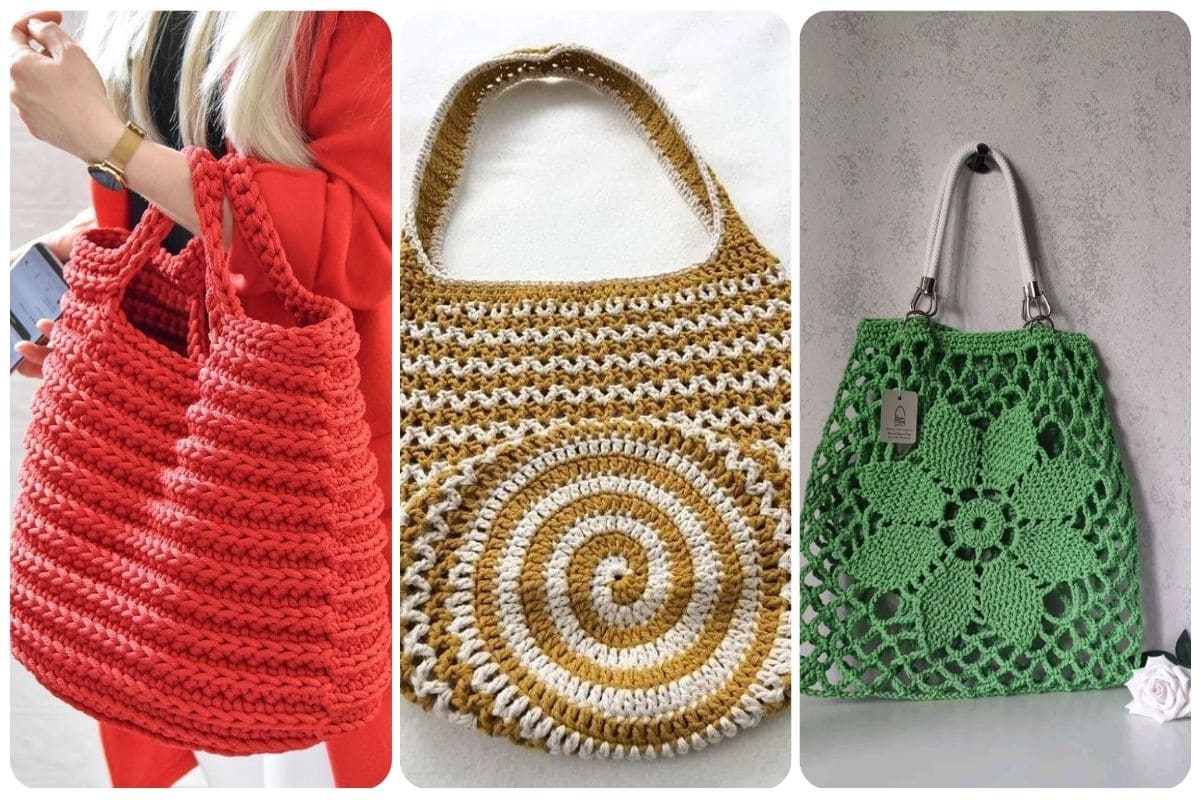 Bolsas Modernas De Crochê