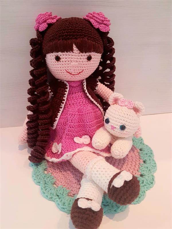 Boneca Amigurumi De Crochê