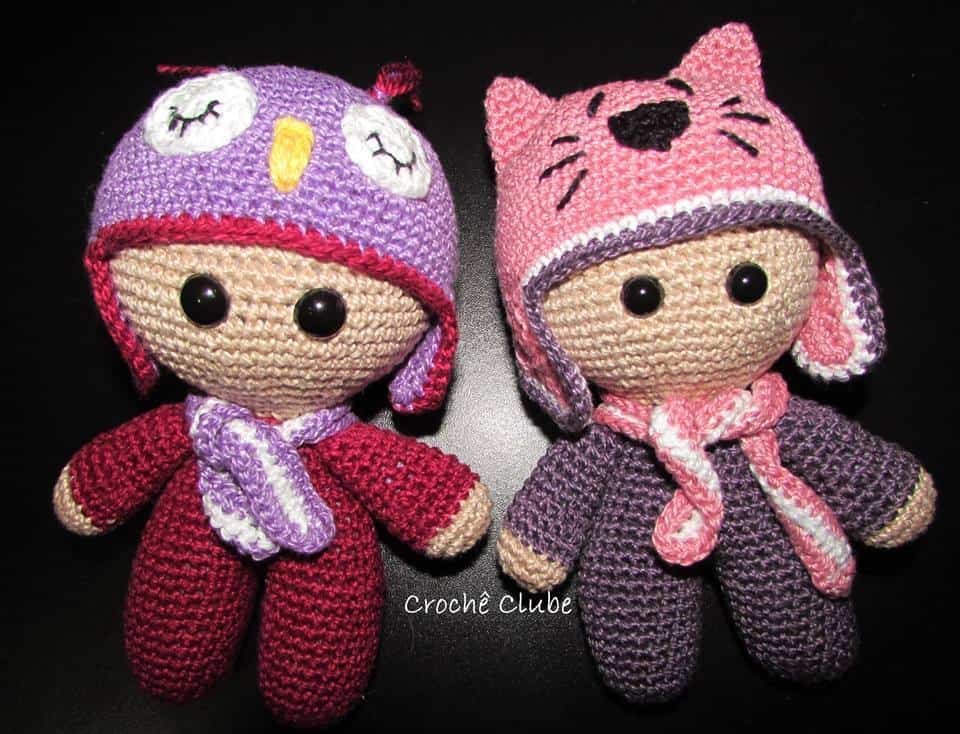 Boneca Amigurumi De Crochê