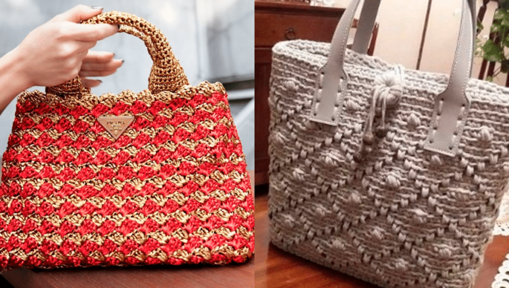 Bolsas Modernas De Crochê