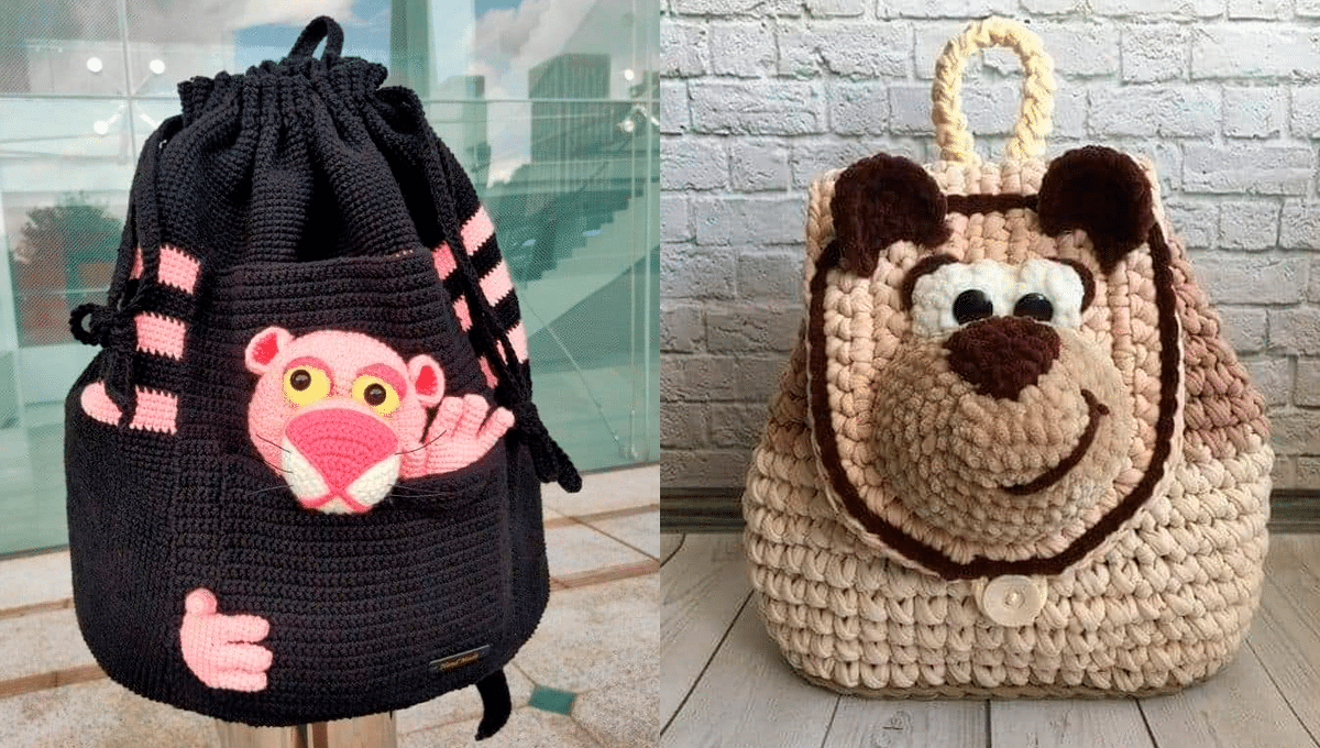 Bolsa Infantil De Crochê