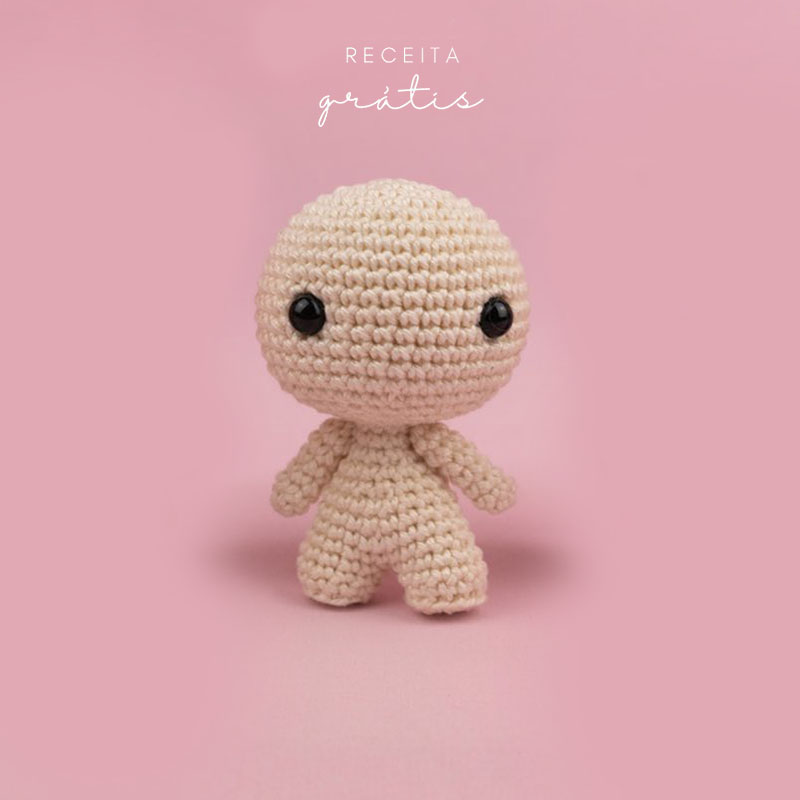 Boneca Amigurumi De Crochê