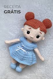 Boneca Amigurumi De Crochê