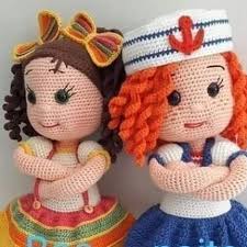 Boneca Amigurumi De Crochê